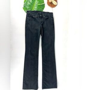 Joe’s Jeans size 26 flared jeans 42” long 34” in-seam CMKH5268 Keith light black